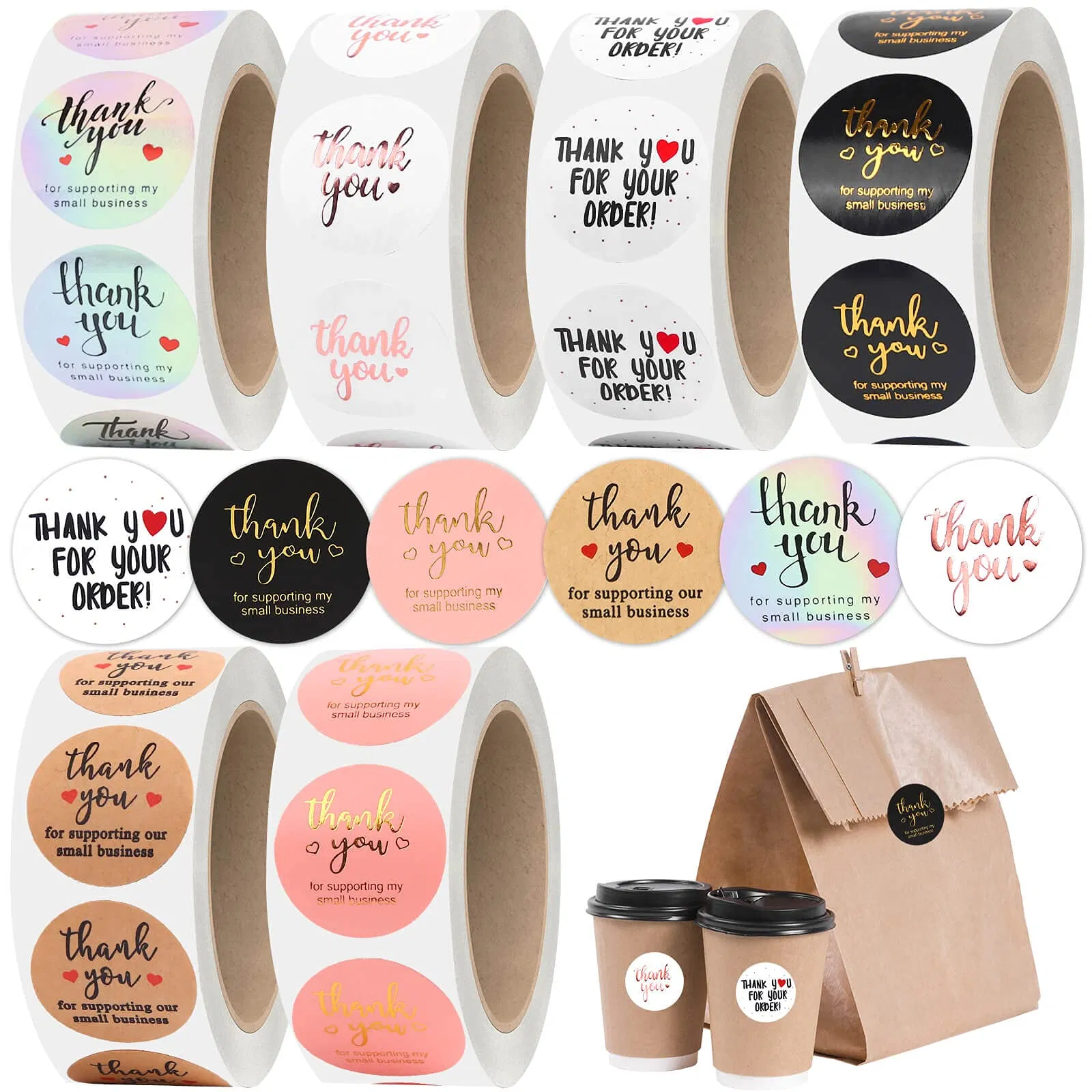 Wholesale Customizable Size Special Stacked Label Barcode Thermal Sticker Self-Adhesive Label