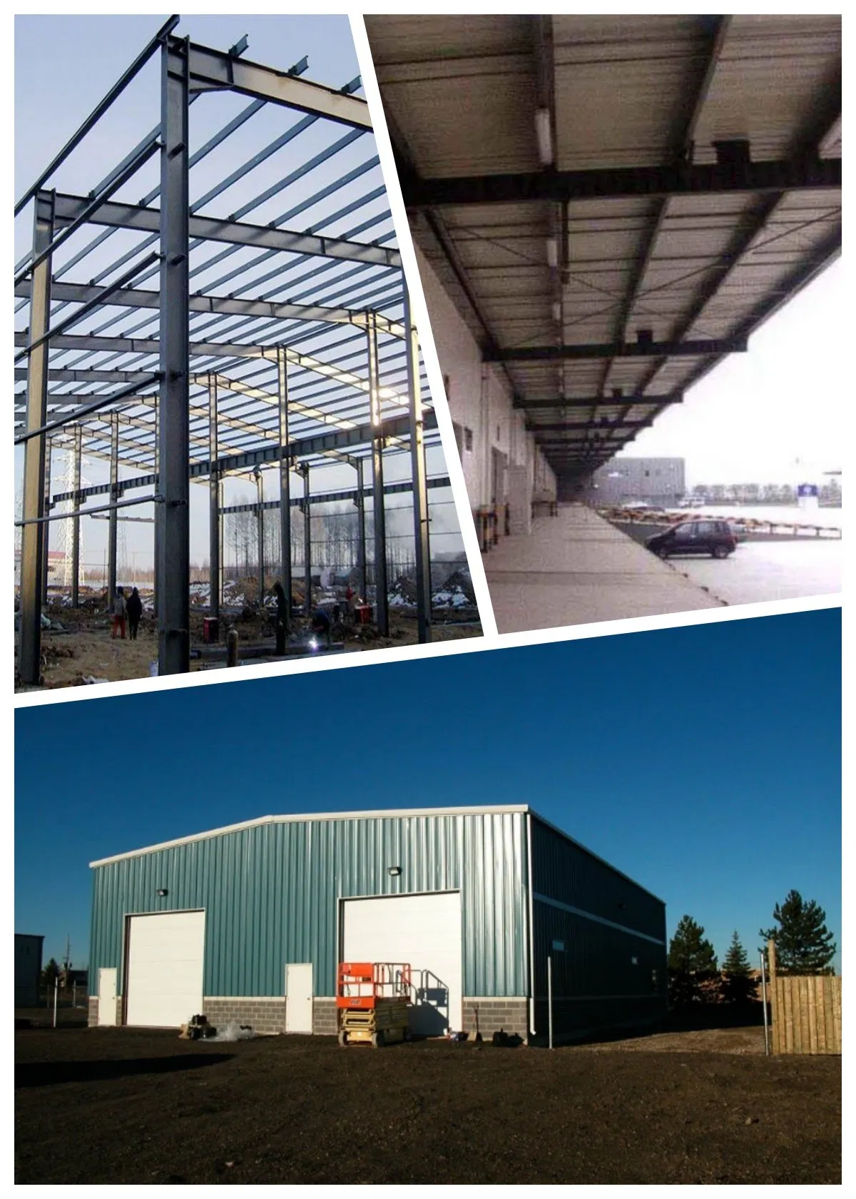 Innovative Steel-Constructed Fire Escape Systems\Workshop Industrial Building\Large Span Floor System