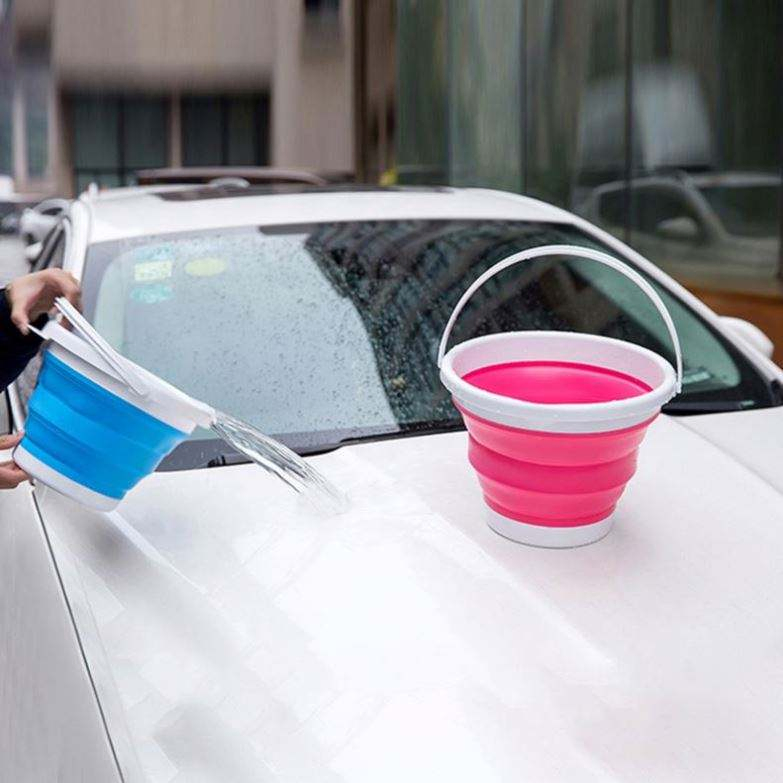 3L 5L 10L Fishing Collapsible Bucket Silicone Folding Bucket