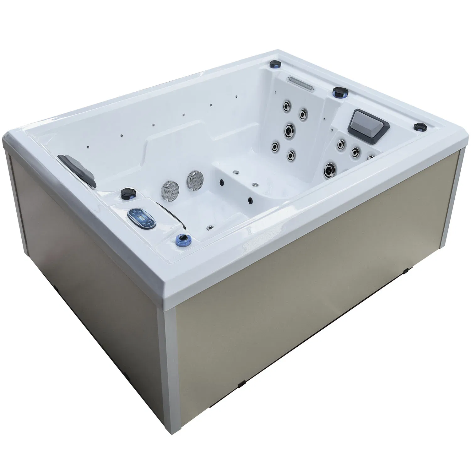 Portbable 3 Person Nice Hot Tub Garden SPA