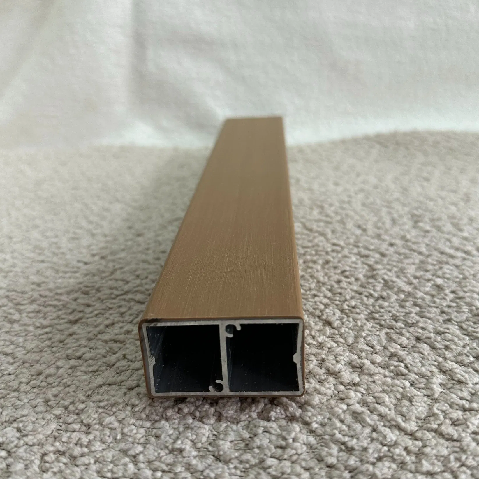 Precision-Engineered 50mm WPC Louver Blade 30mm Depth Micro-Ventilation Control System