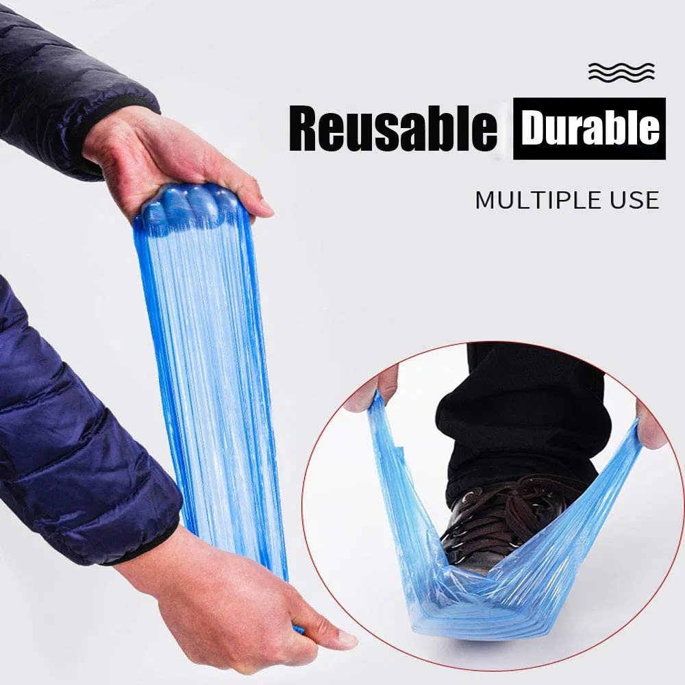 LDPE Blue 2.5g Disposable Waterproof Protective PE Sleeve Cover Plastic Sleeve
