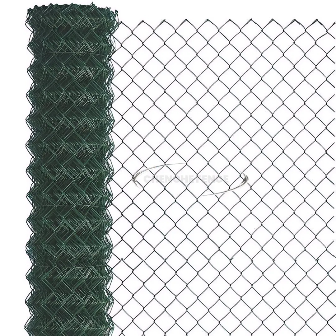 PVC Coated Galvanized Chain Link Wire Mesh Fence Cost Price Hexagonal Hole Chain Link Fencing Mesh Metal Wire Fencing Galvanized Hot Dipped Black Fence