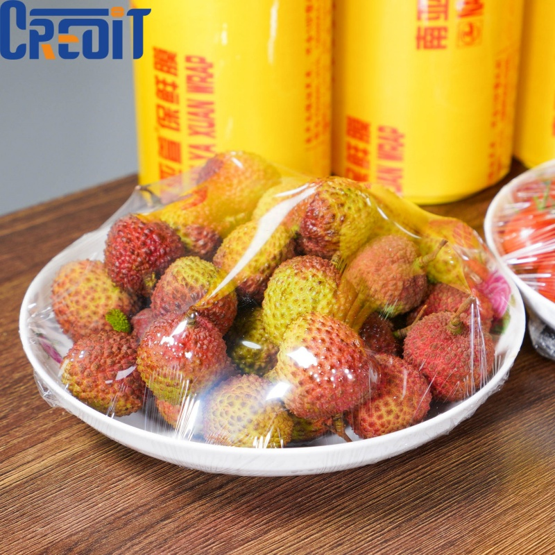High Strength Anti Fog PVC Cling Wrap Roll Film Food Grade Plastic Wrap