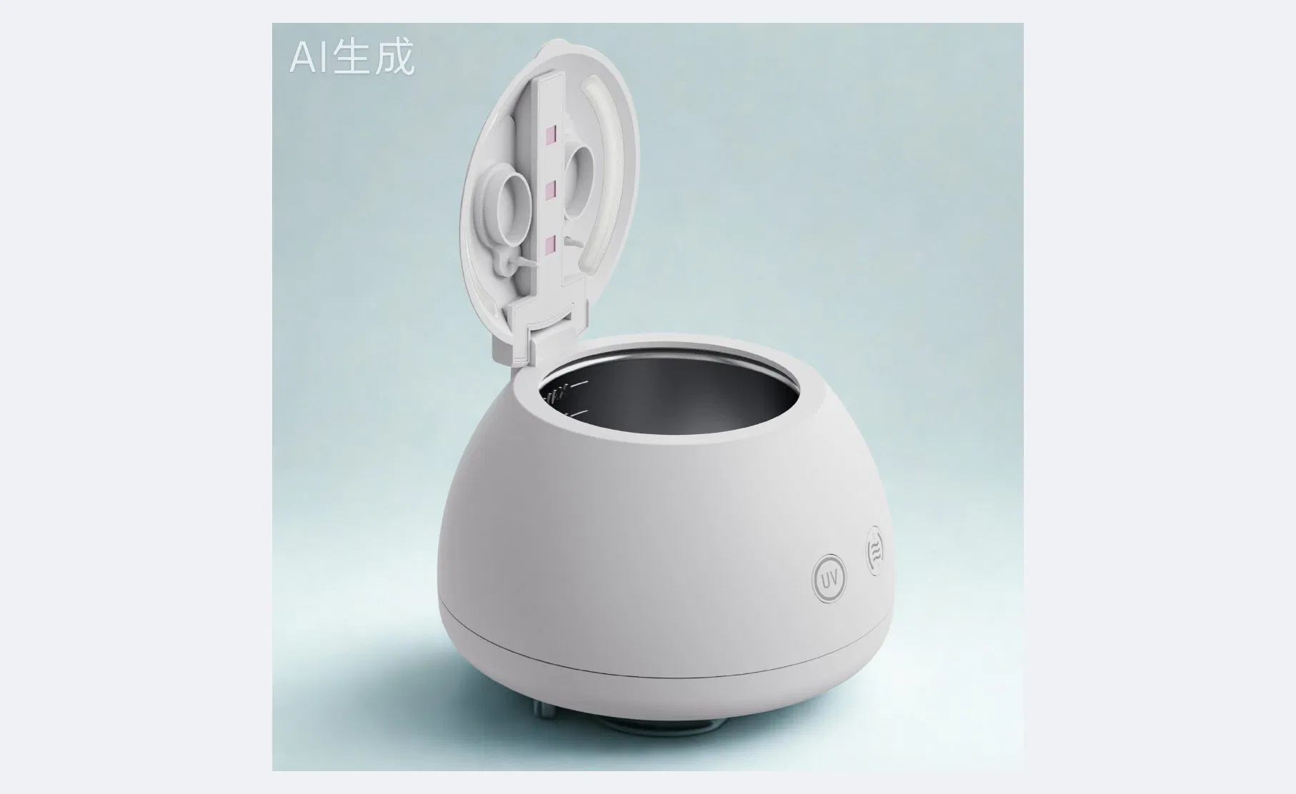 Retainer Invisalign Mini Ultrasound Ultrasonic Washing Equipment 200ml with UV Sterilization