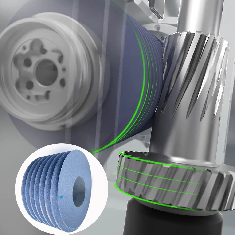 Continuous Generating Grinding Wheel Worm Profile Grinding Wheel for Gear Grinding