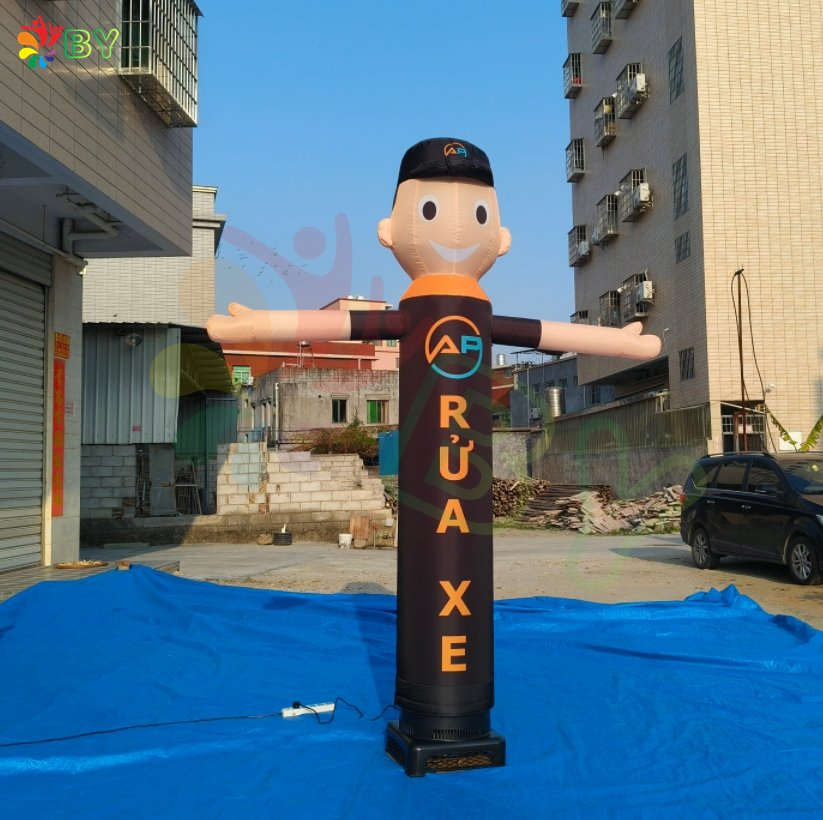 Customized 3m Inflatable Sky Dancer Inflatable Air Dancer Inflatable Dancing Tube Man for Advertising