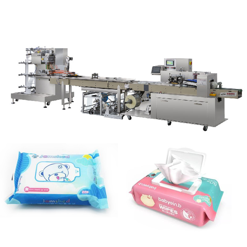 Automatic Filling Sealing Wet Wipes Production Line Wet Wipes Packaging Machine
