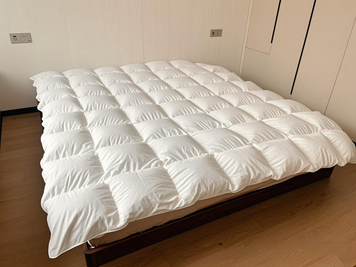 Winter Quilt Comforter Blanket Duvet Filling Cotton Cover Twin Single Queen Supper King Size White Gray Silver