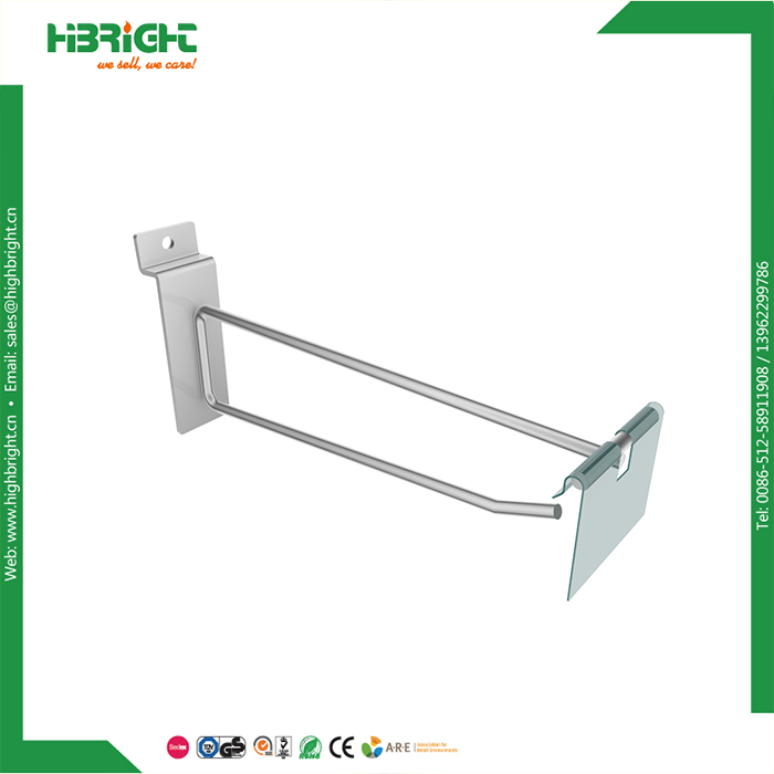 Gridwall Hanging Steel Wire Basket Display for Supermarket Racks