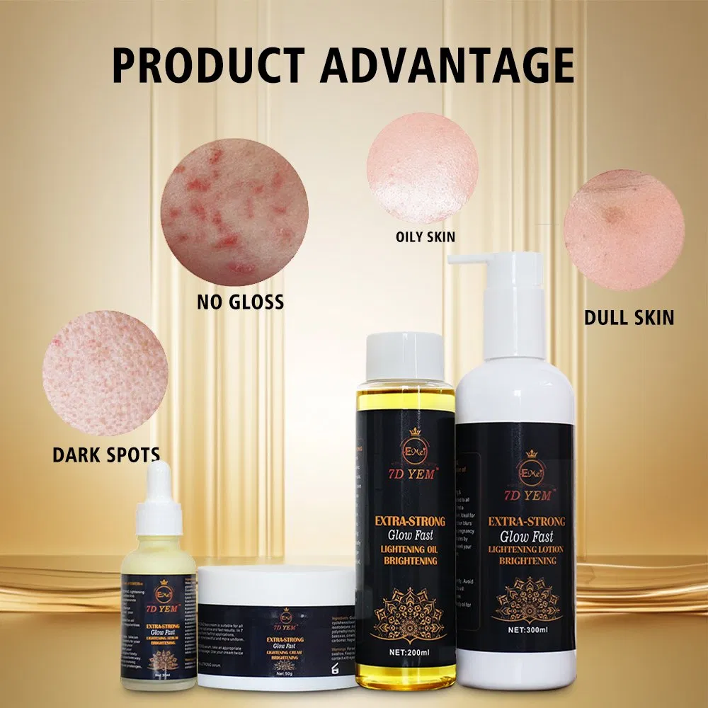 Skin Care Product Set Hyaluronic Acid Vitamin C Beauty Anti Aging Bightening Skin Glutathione High Quality Whitening Set