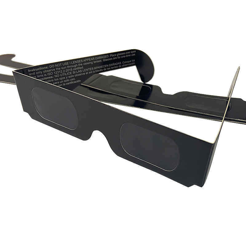 Custom Logo ISO CE Certified Factory Cardboard Solar Eclipse Glasses