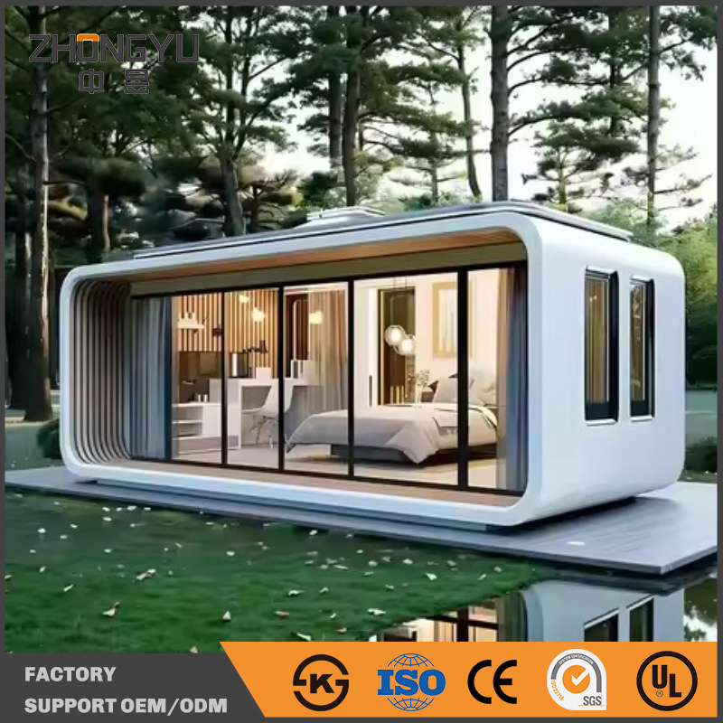Apple House Modern Luxury Modular Residential Living Solution with Smart Interior Prefabricated Cabin
