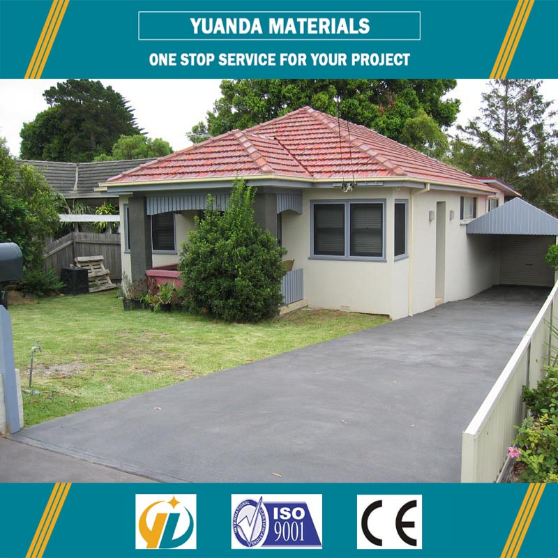 Steel Structure Flat Roof Prefab Villa House