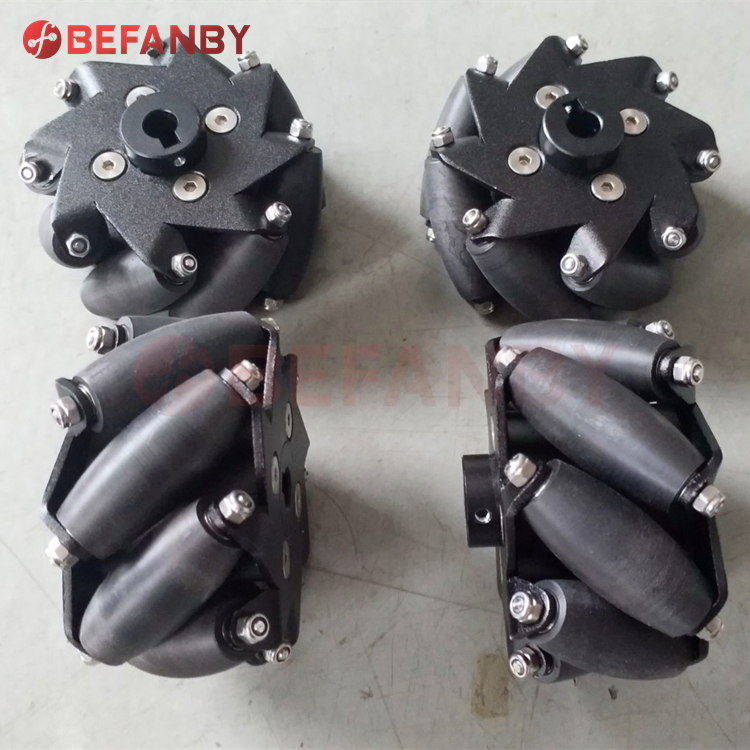 360 Degree 8 Inch Aluminum Alloy Factory Robot Mecanum Wheel