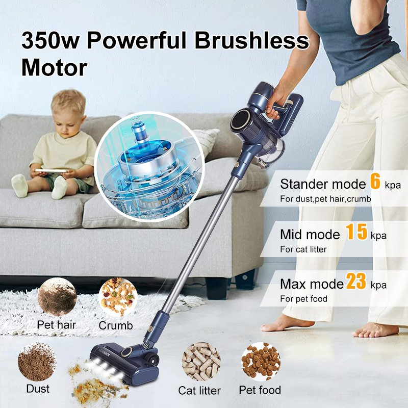 2 in 1 Vertical Portable Wireless Vacuum Cleaner Floor Care Handheld Cordless Vacuum Cleaner Wet and Dry for Home Use