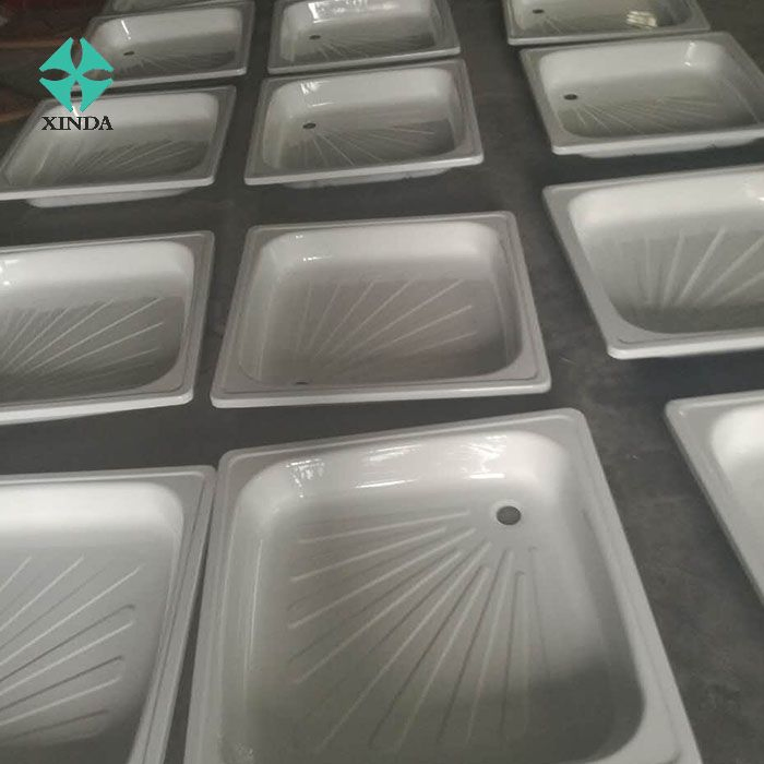800X800 and 900X900 Enamel Steel Shower Tray Shower Base of Steel Sunshine