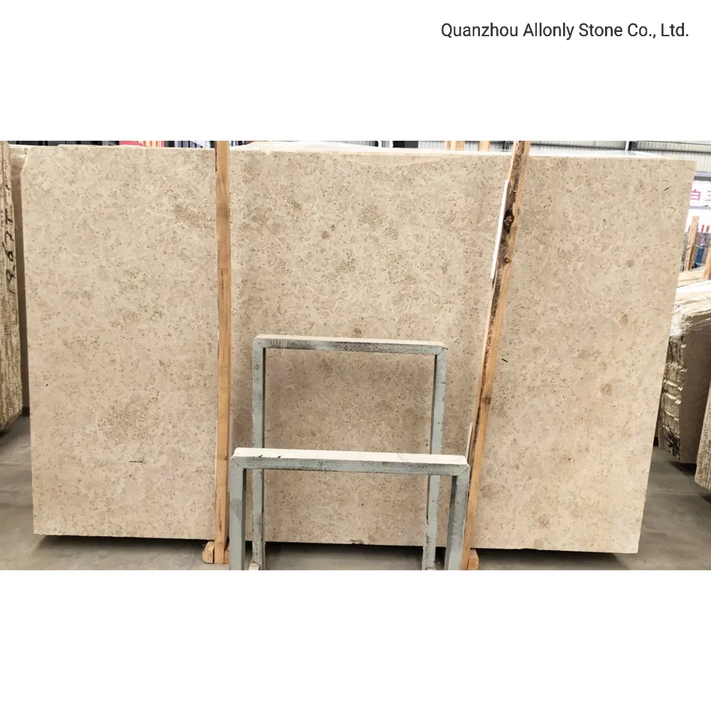German Jura Beige Limestone Tiles Limestone Flooring Tile for Outdoor Paving