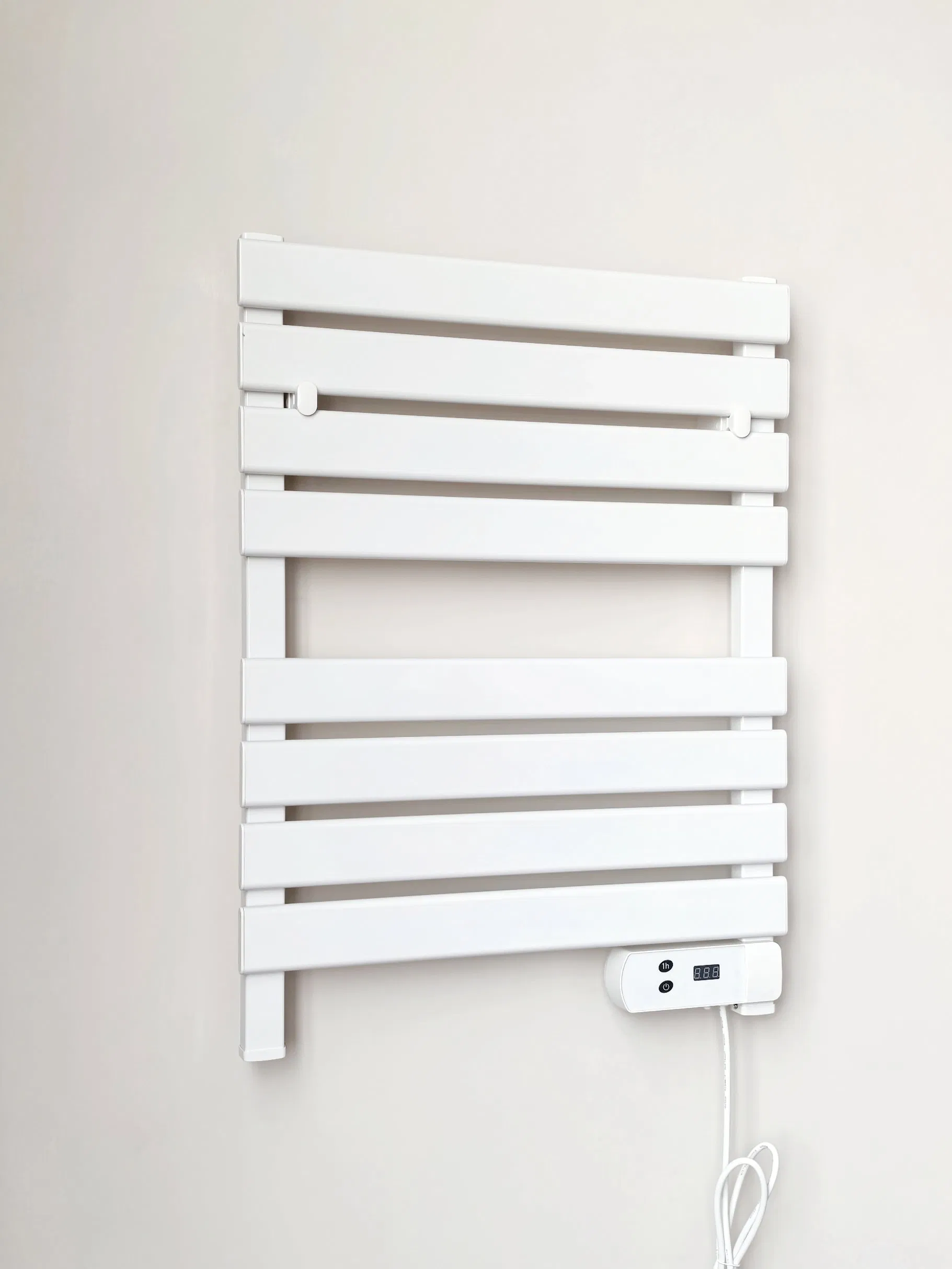 Wall Mounted or Floor Standing Towel Heater Towel Rack Black Color ODM