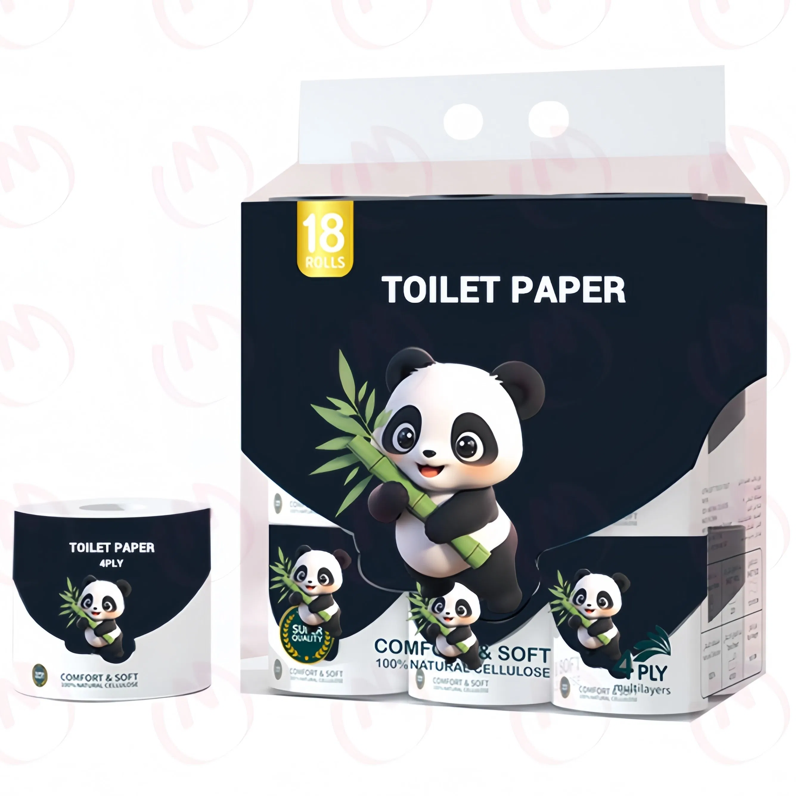 Custom Toilet Paper Paper Roll Premium Quality Individual Wrapped Toilet Paper
