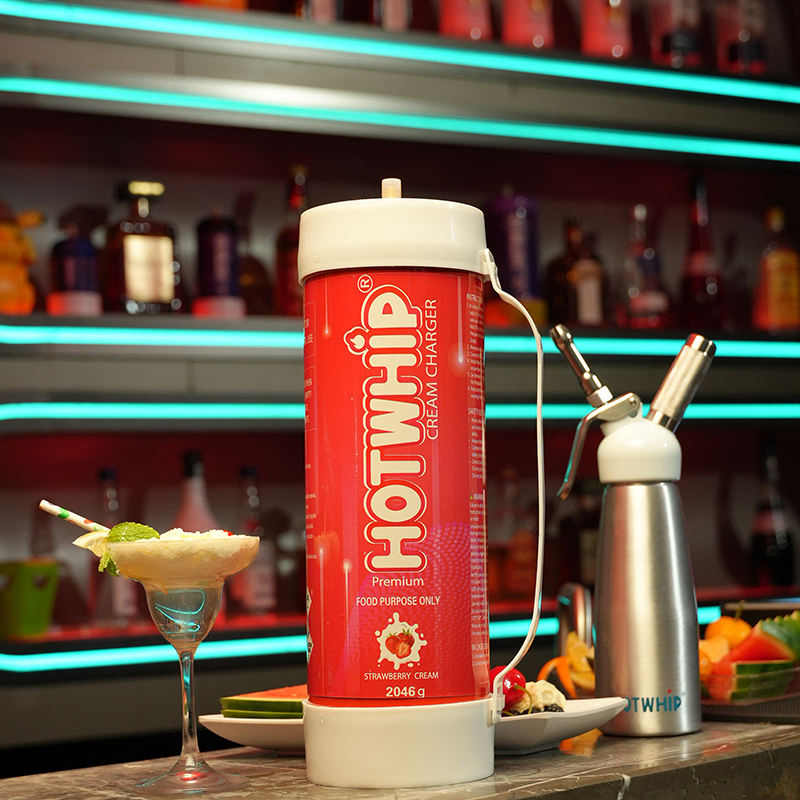 Premium Whipped Cream 3.3L Food Grade Nitrous Tank Pure Flavored Chargers for Any Standard 2000g Whipping Cream Chergers