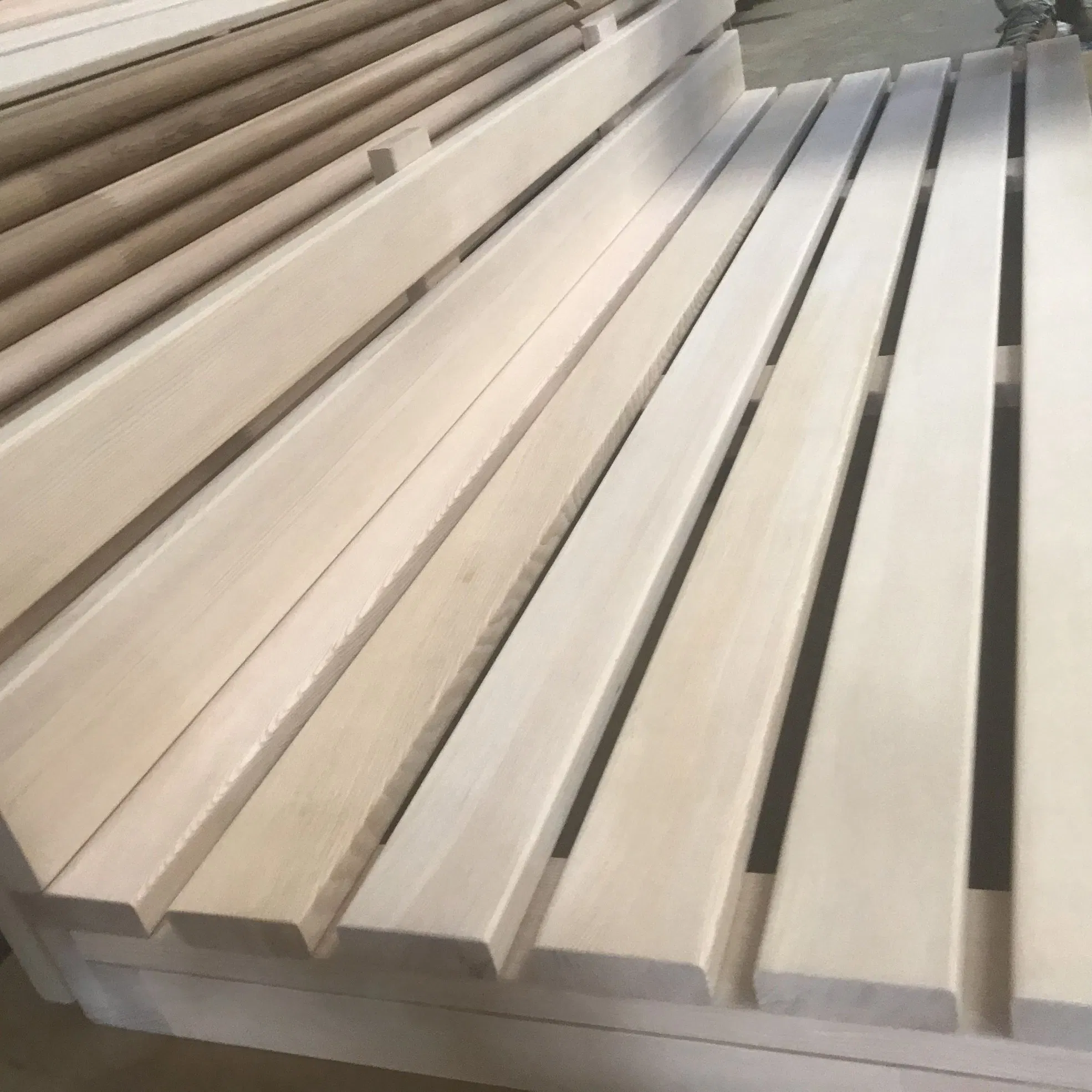 Factory Wholesale Sauna Room Solid Wood Bench and Backrest