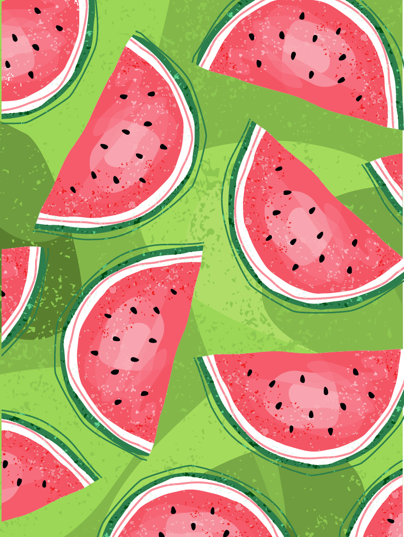 Custom Popular Cotton Printed Watermelon Tea Towel Napkin Kitchen Towel