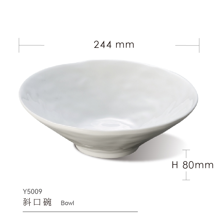 Noodle Bowl Udon Noodle Bowl Melamine Tableware White Bowl Custom Noodle Bowl