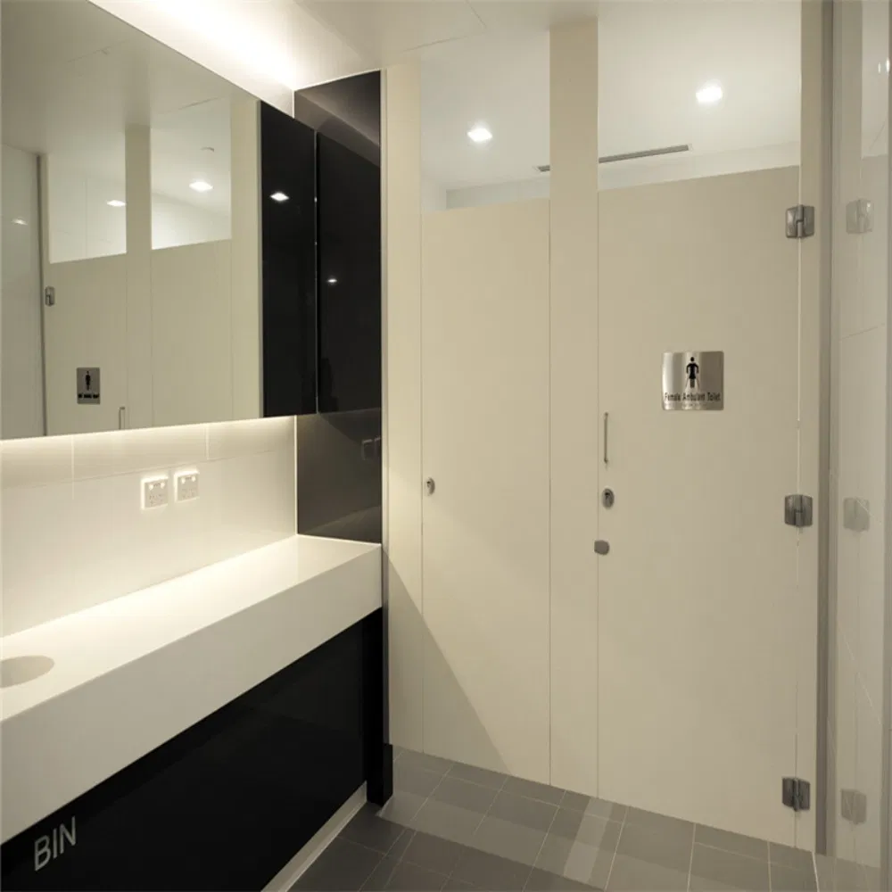 High-Strength Full Height Phenolic Board Public Buildings HPL Panel Toilet Cubicle Partition Board