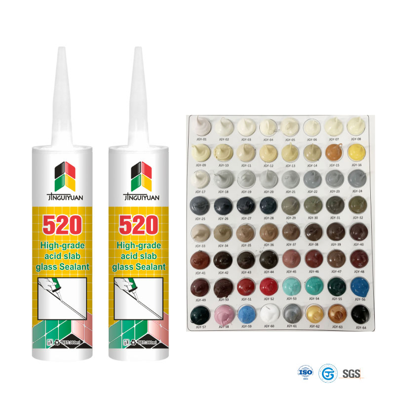 Strong Bonding High Stength Fast Cure Factory Direct Acetic Glass Silicone Sealant