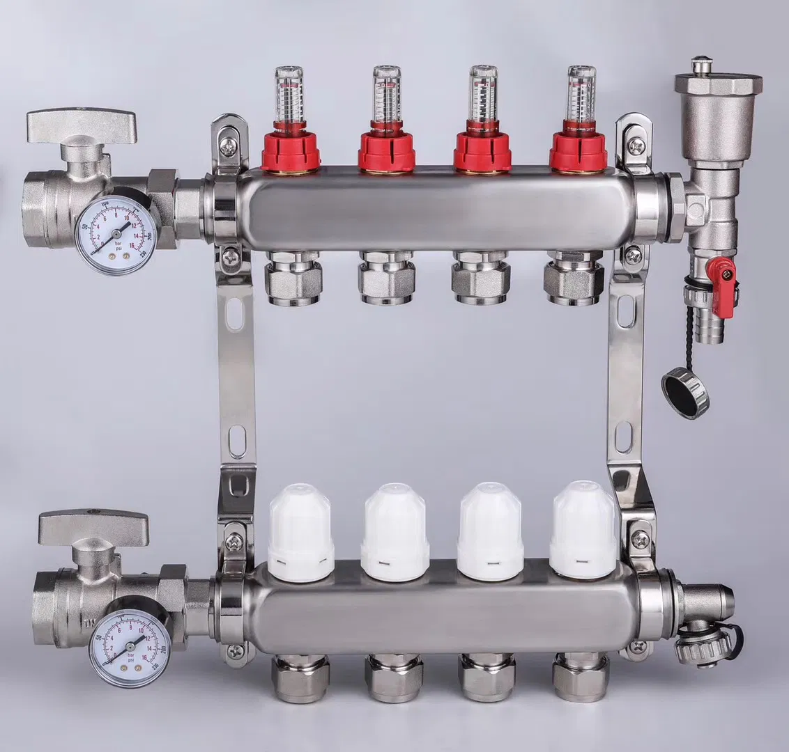 Exporter of HVAC Pex Manifold Stainless Steel Radiant Floor Heating System