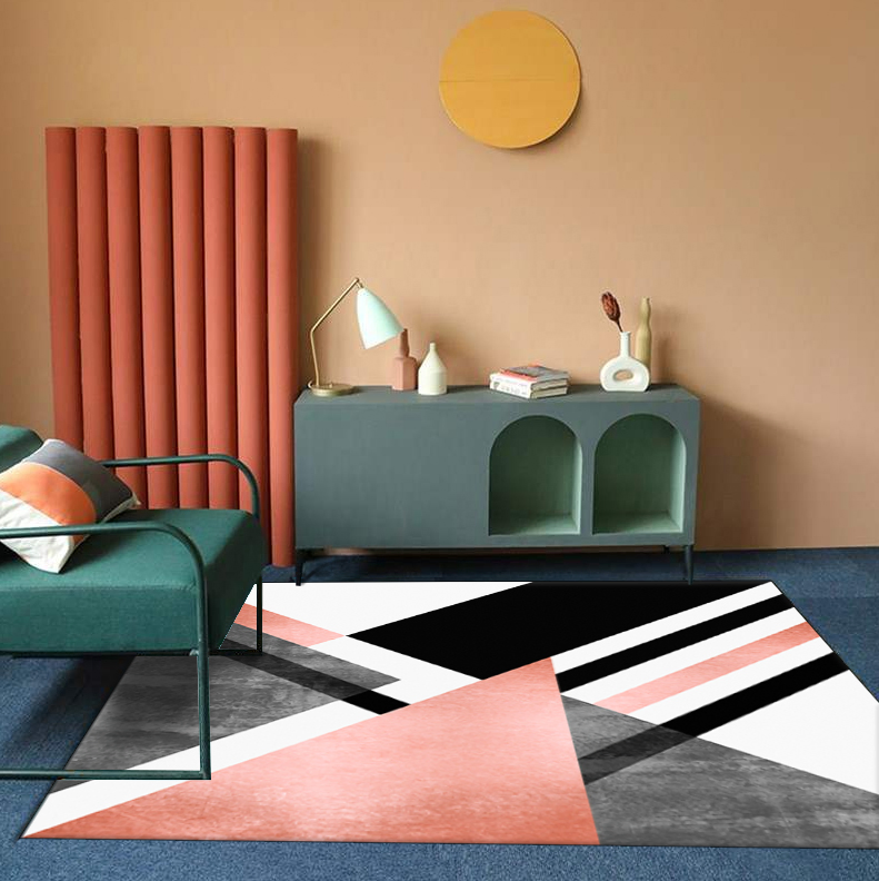 Mywow Geometric Vintage Turkish Luxury Area Polyester Rug