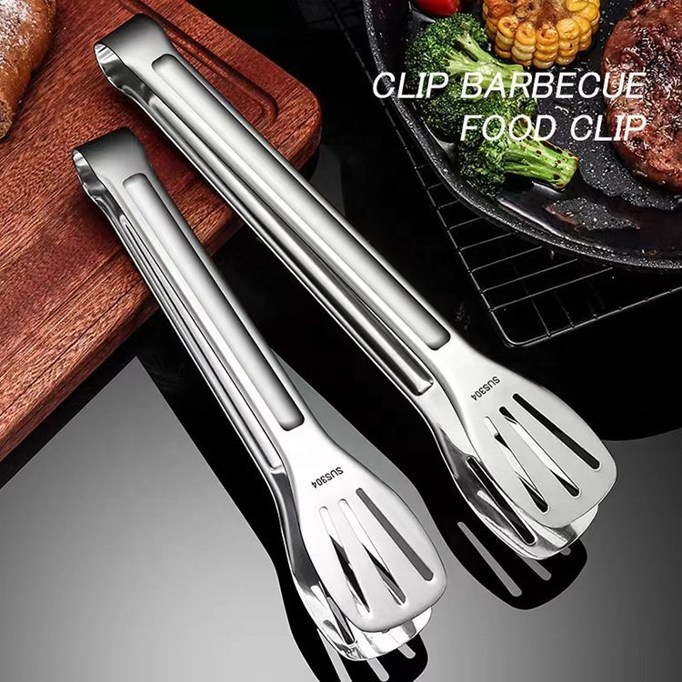 Wholesale Kitchenware BBQ Tool Stainless Steel kitchen Tongs