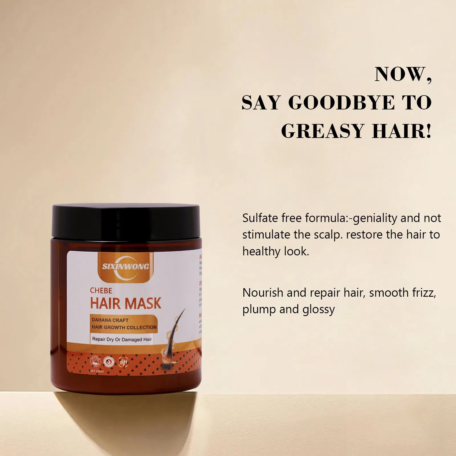 Beauty Cosmetics Skin Care Nourish and Repair Hair Chebe Hair Care Mask