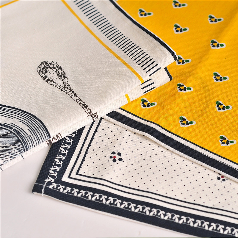 China Factory Sublimation Tea Towel Dish Towel Custom Printed Tea Towel