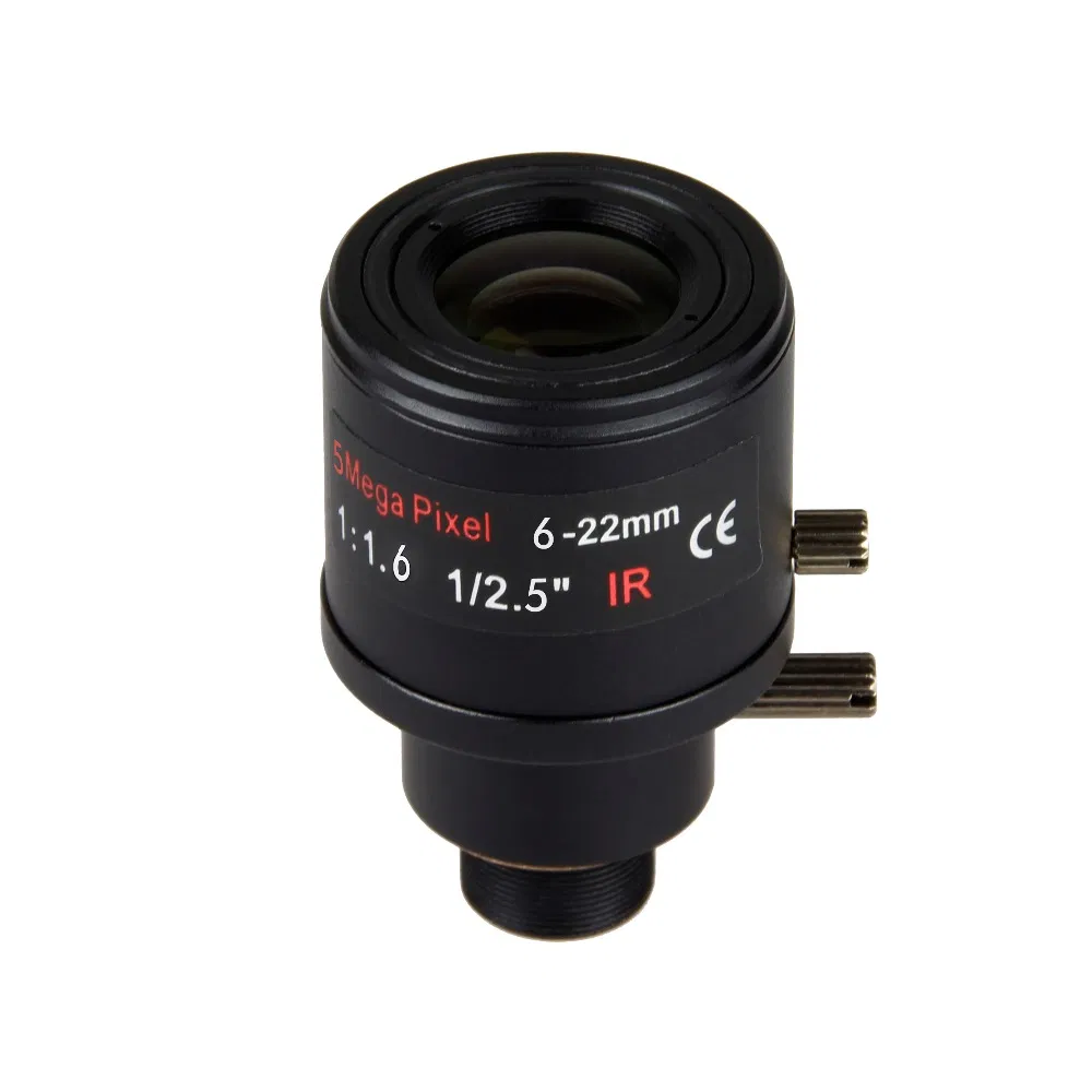 Объектив 5MP 6-22mm F2.2 M12 с ручной фокусировкой