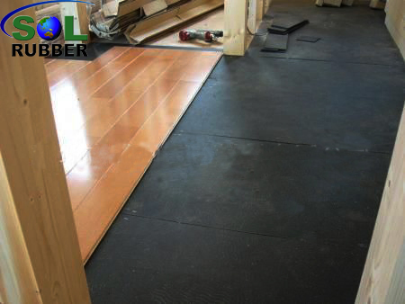 Sound Reduction Acoustic Rubber Mat Sheet Underlay Floor Mat