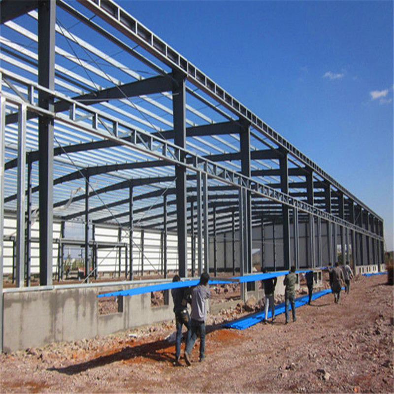 Light Steel Frame Prefabricated Portal Car Garage Building
