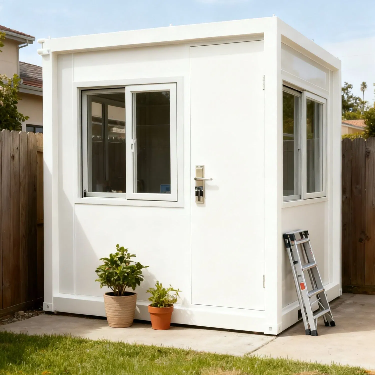 Low-Cost and High-Quality Mobile Security Container House