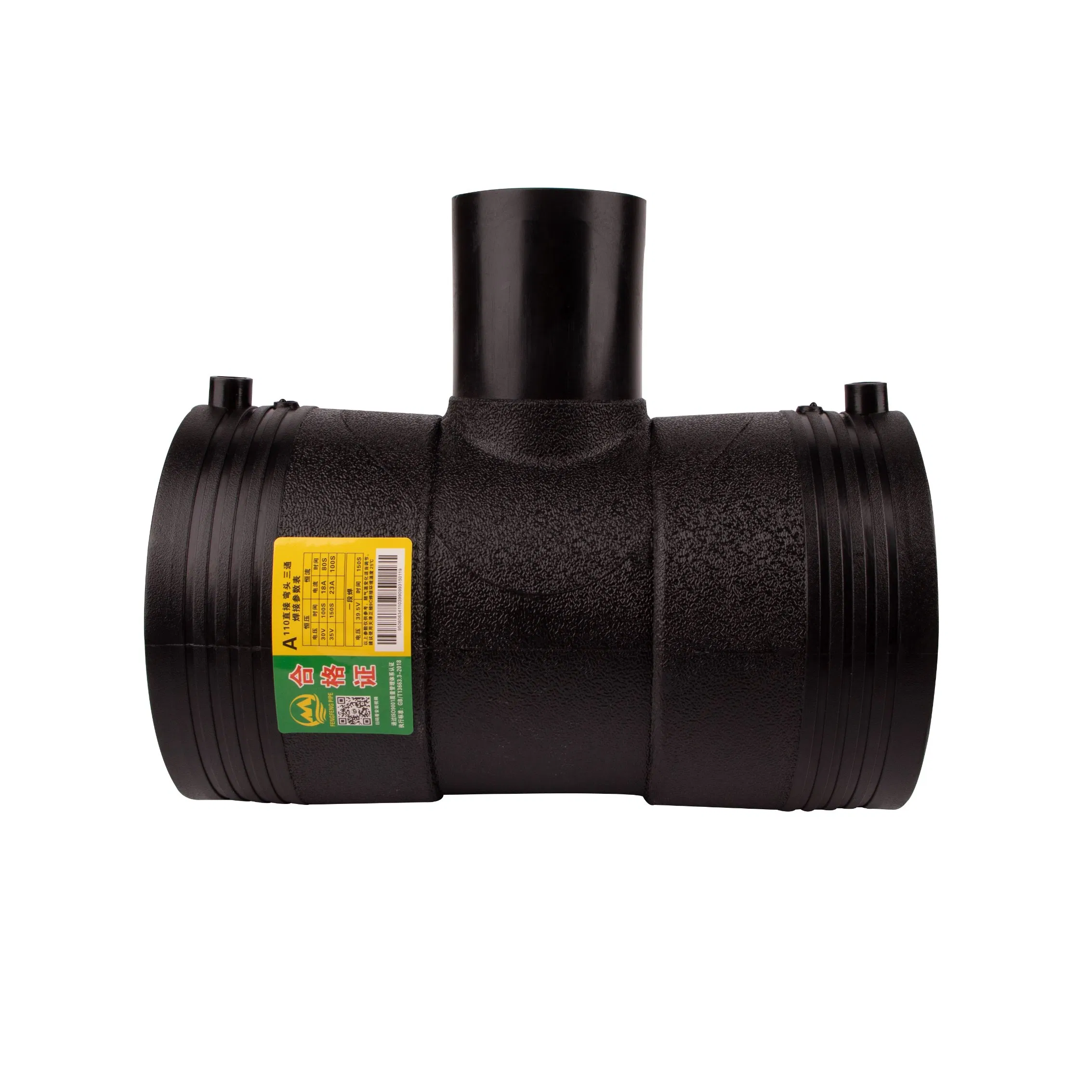 450*110mm Electrofusion Reducing Tee HDPE Pipe Fitting Electrofusion Fitting