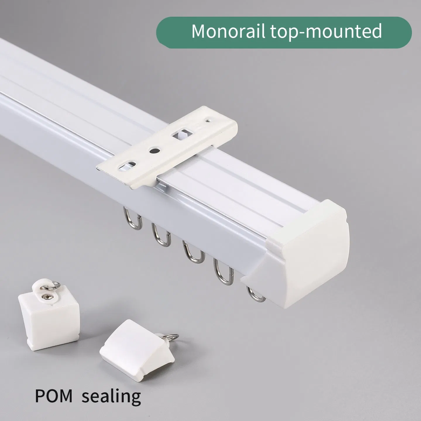 Manufacturer Sells Best-Selling Home Conventional Sunshade Snake Shaped Curtain Tracks in Bulk