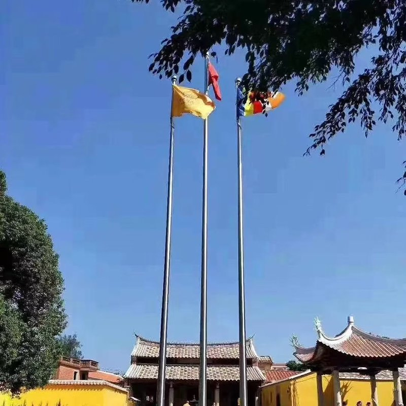 4-30 Meters Internal Winch Rope System Flagpole