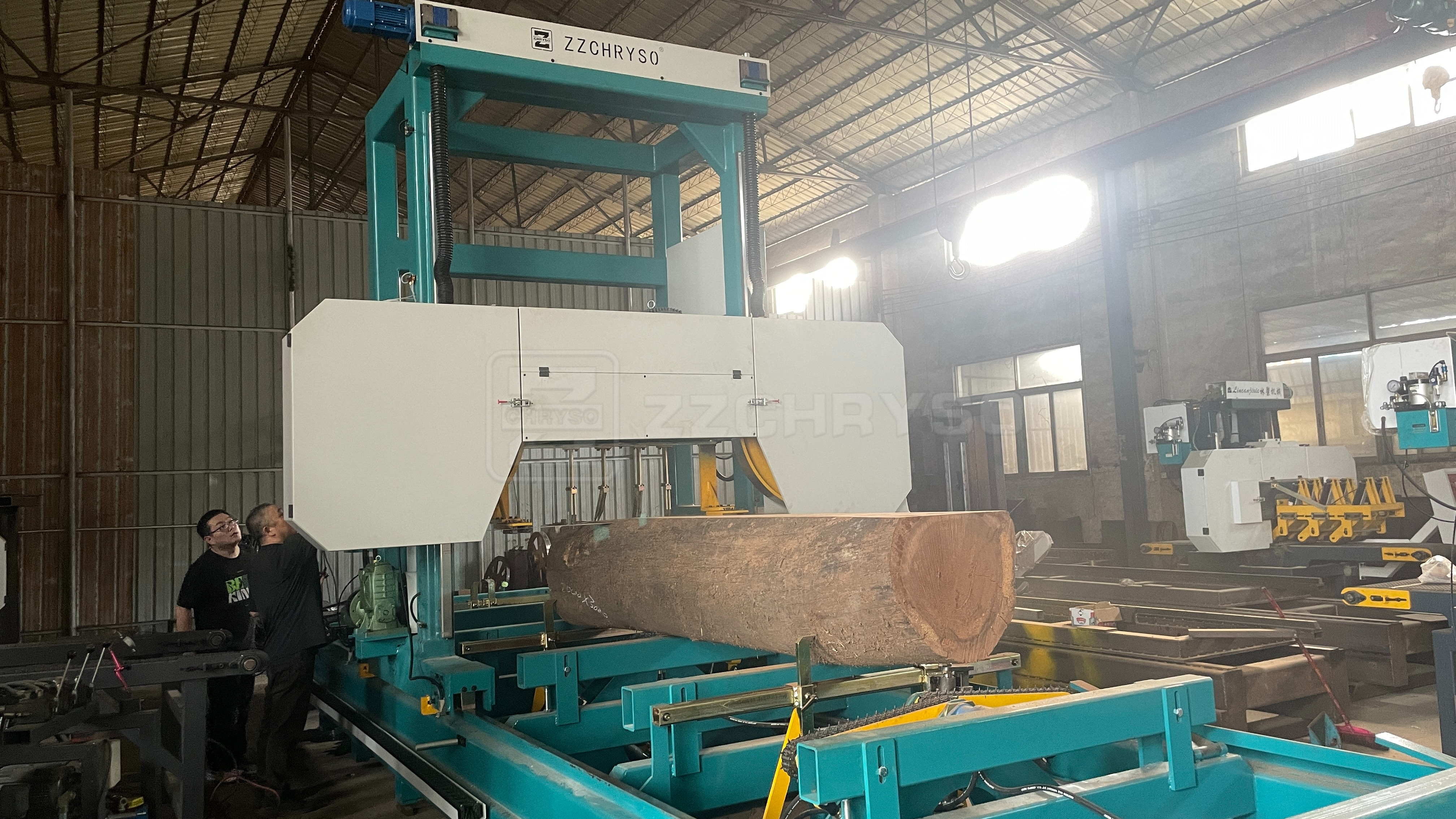 Ленточная пила по дереву горизонтальная усиленная 1500 мм