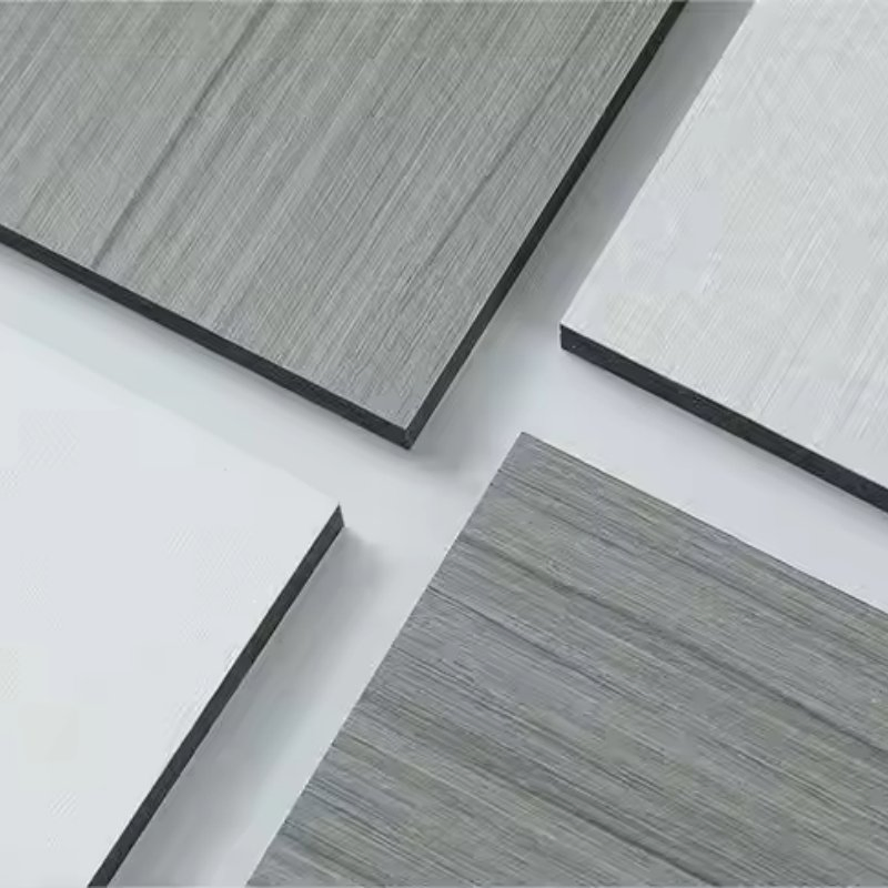 High End Customized Wood Grain Carbon Crystal Wall Panel for Hotels Wall Decoration