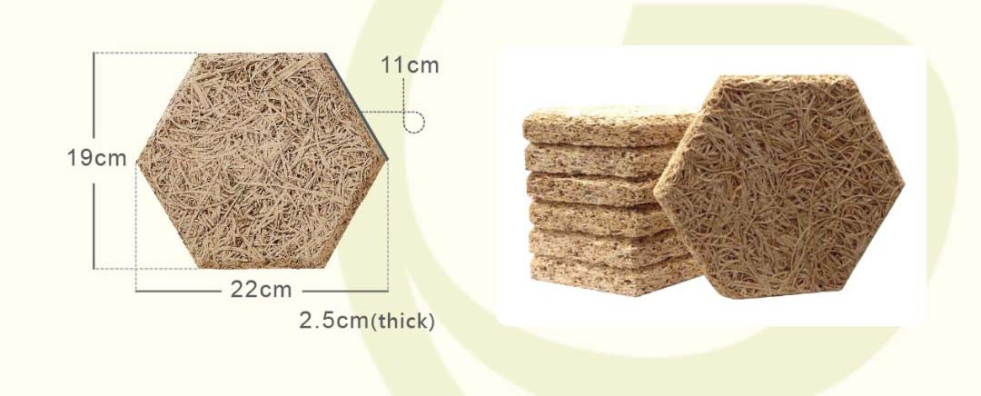 AG. Acoustic Thickness 20mm Wood Wool Acoustic Wall Ceiling Sound Absorption Panel for Studio