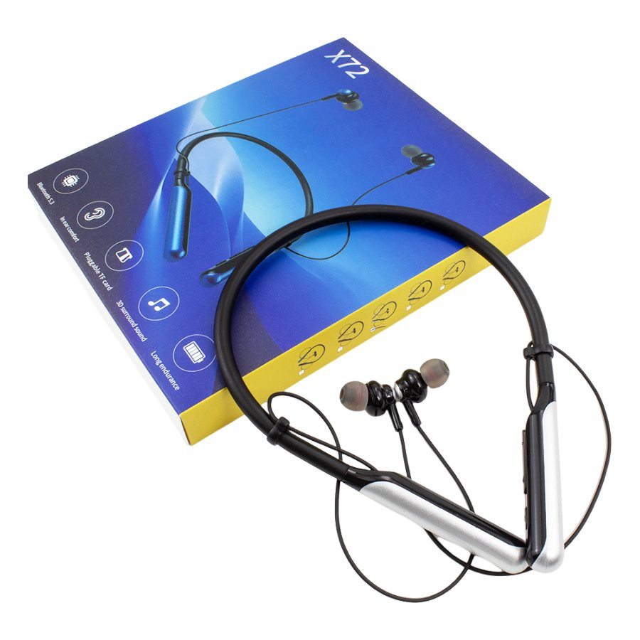 2025 New Tws X72 Wireless Earbuds High Quality Neckband Sports Earphone Wireless Neckband Headphones