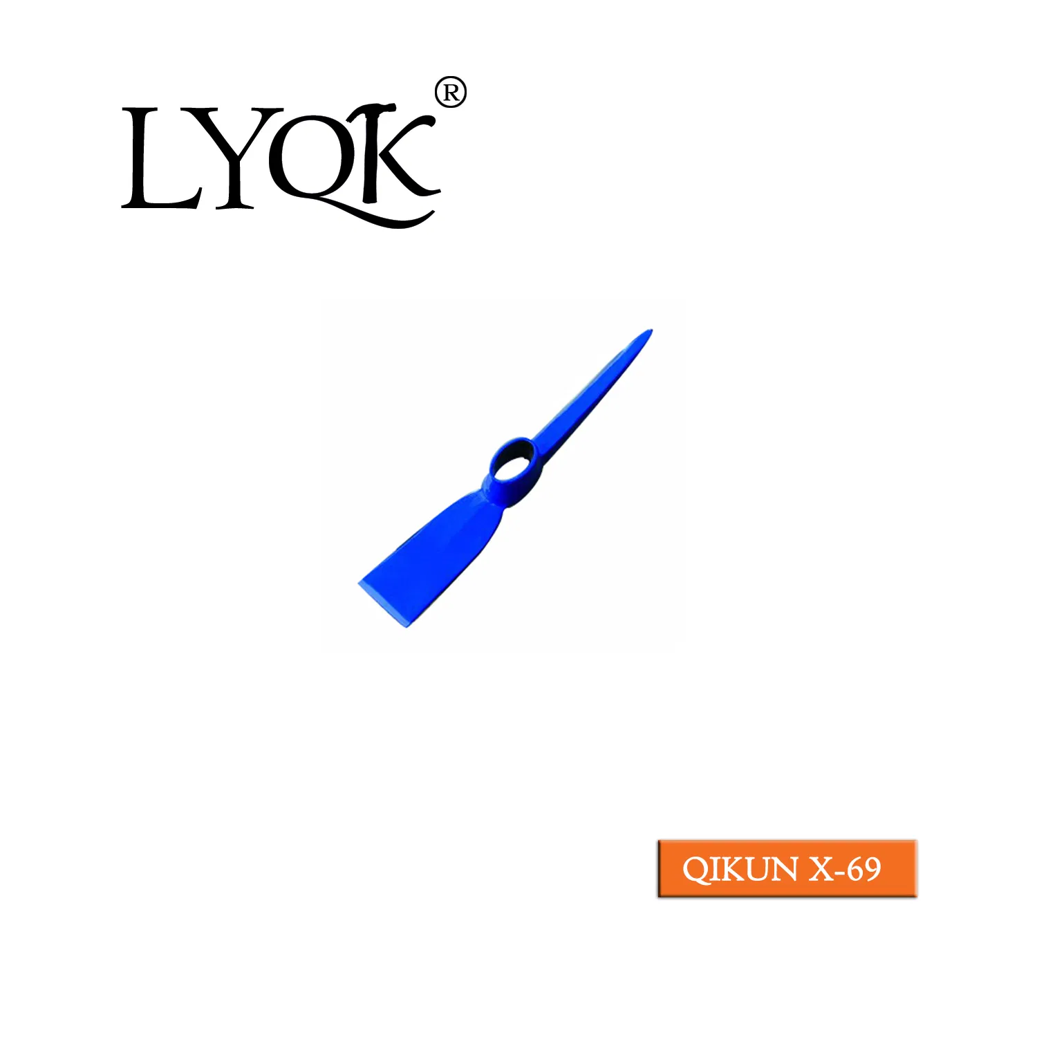 X-68 High Quality Rail Steel 65mn Agriculture Farm Garden Hardware Hand Tools Pick Head Mattock Pickaxe