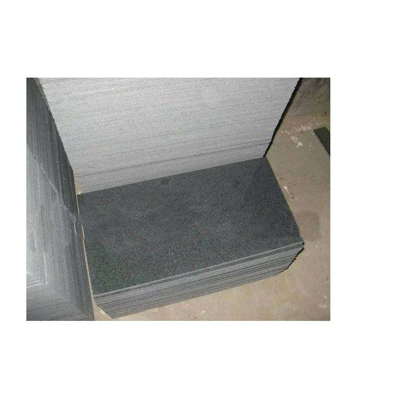 Living Room Bathroom Natural Polished Grey Granite Floor Tiles