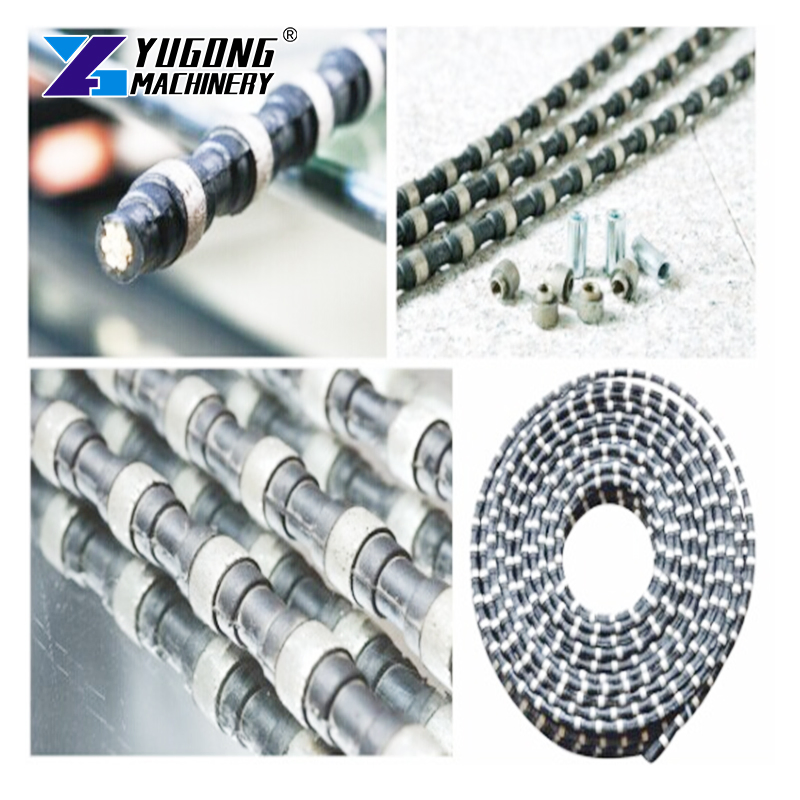 High Efficiency Diamond Bead Wire Saw Machine with Remote Control