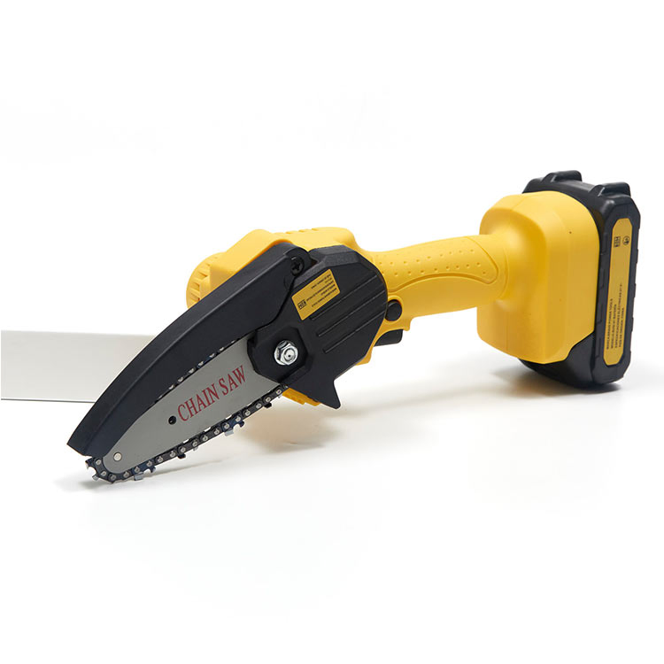 21V Cordless Electric Handheld Small Mini Chainsaw for Wood Cutting Tree Trimming